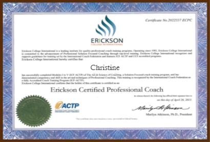 ECPC – Erickson Certified Professional Coach – 2021